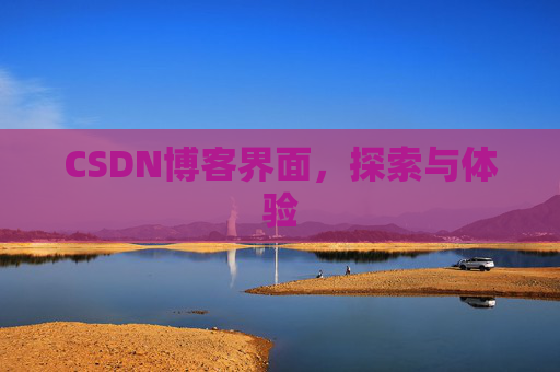 CSDN博客界面，探索与体验